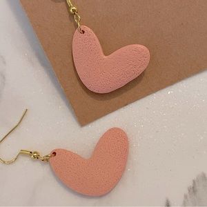 Handmade earring polymer clay women fashion